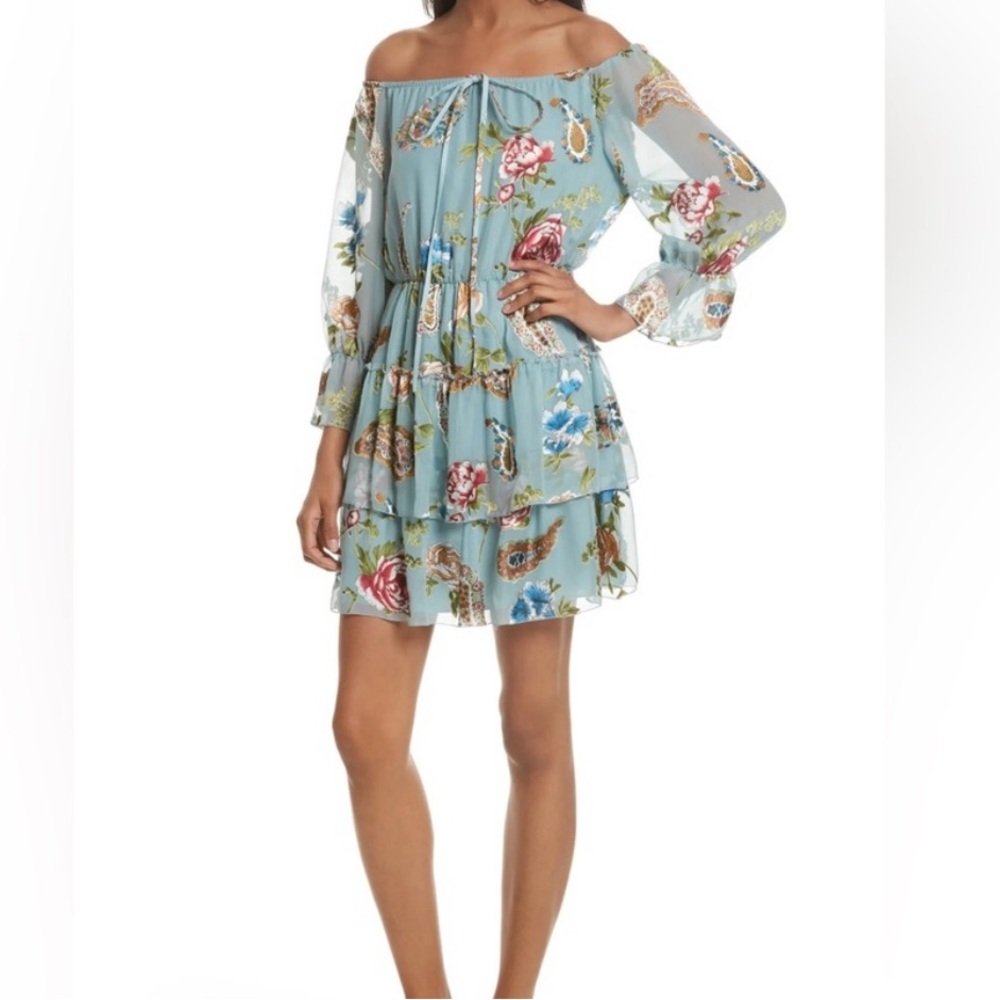 Alice &‎ Olivia Waylon Floral Mini Dress